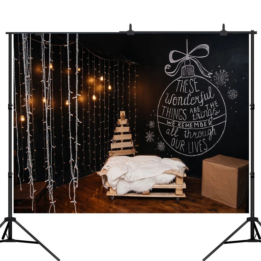 

Lyavshi Рождественская елка новый год украшение дома Крытый фон для фотосъемки фоны светильник лампочка фонов для фотостудии реквизит