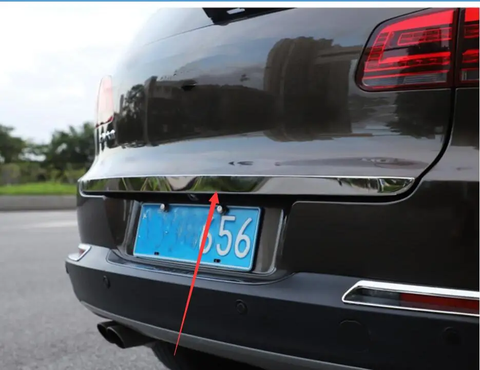 Хромированная накладка на крышку багажника из нержавеющей стали для Volkswagen VW Tiguan