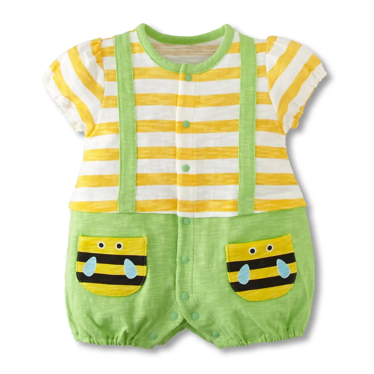 Комбинезоны в горошек с короткими рукавами для девочек комбинезоны мультяшным