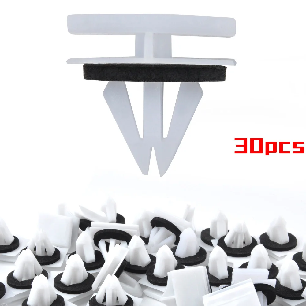 

MIKKUPPA 30PCS Cladding Clips for GM Chevy Avalanche 2006-2013 Rocker Panel Moulding Clip 11518357