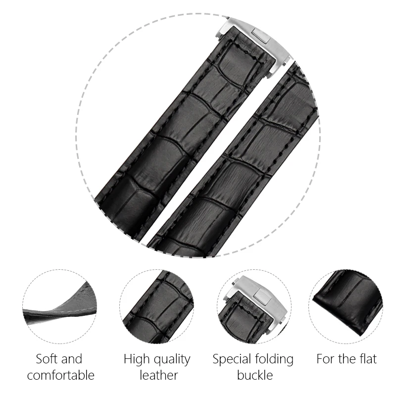 Ремешок из натуральной кожи для мужских часов кожаный браслет определения