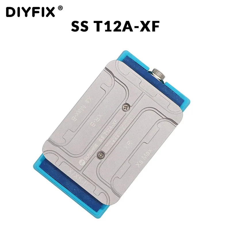 T12A-XF Для iPhone 5 6 7 8 Plus X XS Max материнская плата Отопление расслоенная разборка платформа Таблица процессор NAND ремонт разделительная станция - Цвет: T12A-XF
