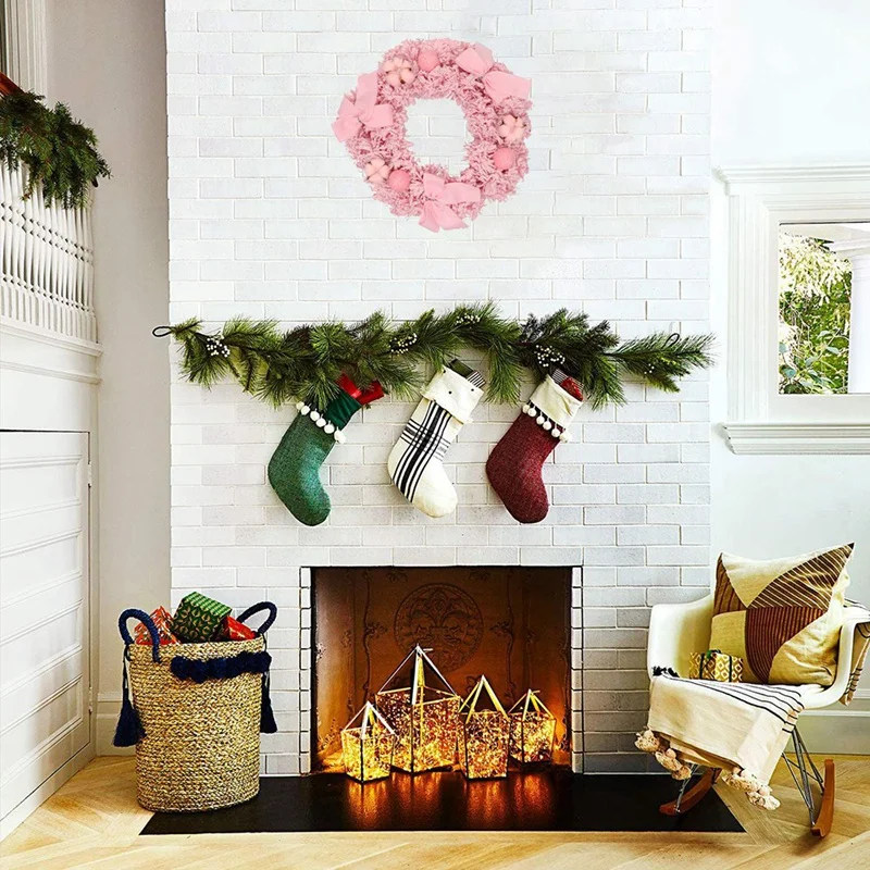 

Artificial Flower Wreaths Pink Floral Wreath for Front Door Wall Wedding Home Decor Indoor and Outdoor Decorations