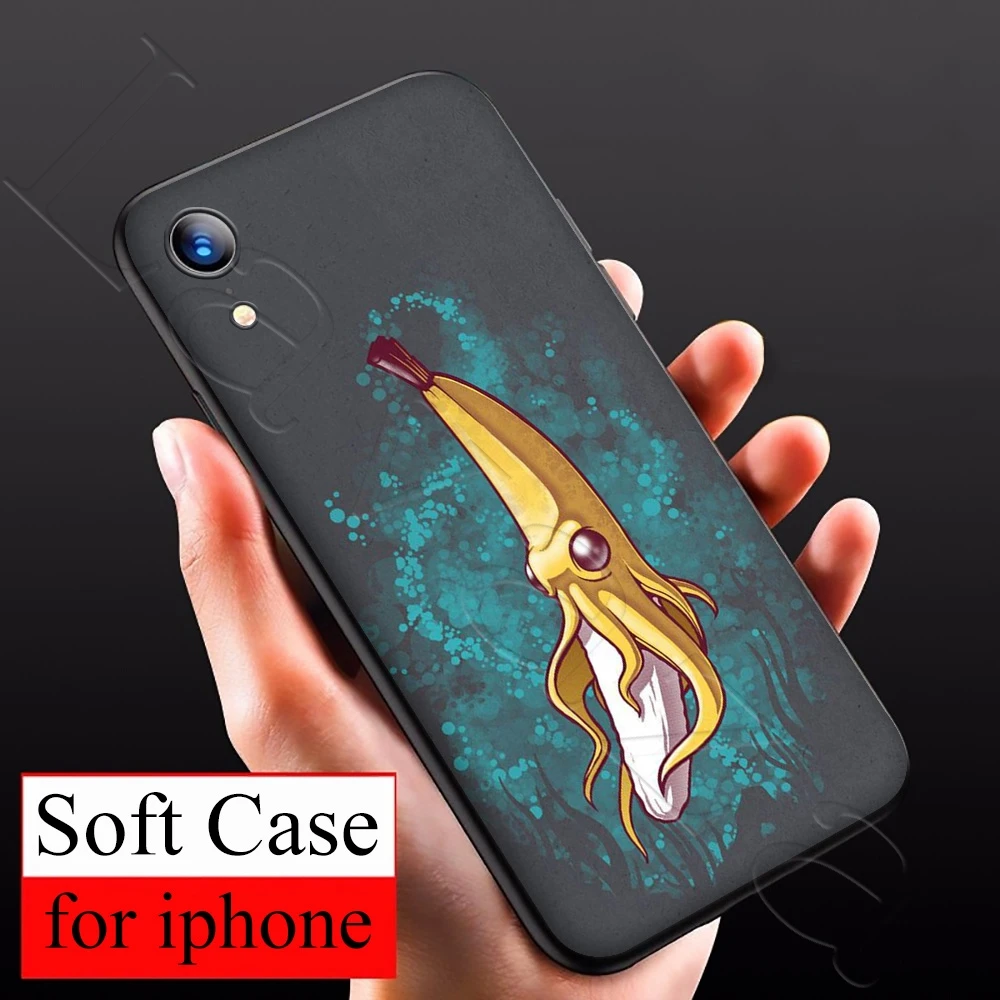 Мягкий ТПУ чехол Lavaza с забавными мультяшными пальцами бананами для iPhone 12 Mini 11 Pro XS