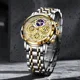 2021 LIGE New Hollow Men Watches Gold Stainless Steel Waterproof Sport WristWatch For Men Quartz Clock Male Relogio Masculino Other Image
