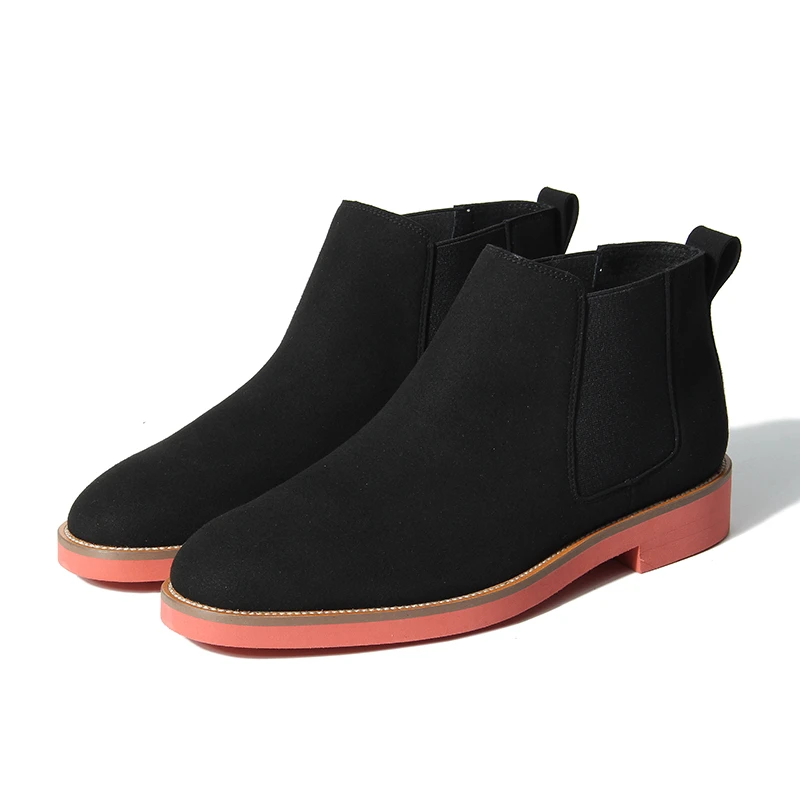 

Nis Snow Boots Warm Women Winter Boots Square Ankle Boots Shoes Snow Chelsea Ankle Boots Low Heel Classic Slip-On Shoes