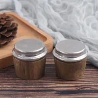 2pcs 40mm bottom diameter wood thermos bottle sealed safe cork plug lid stopper kettle parts replace kettle accessories