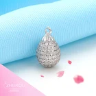 ZHUKOU 8x13 мм кристалл латунь кубический цирконий слезы подвески для ручной работы ожерелье и серьги Ювелирные Аксессуары Модель: VD374