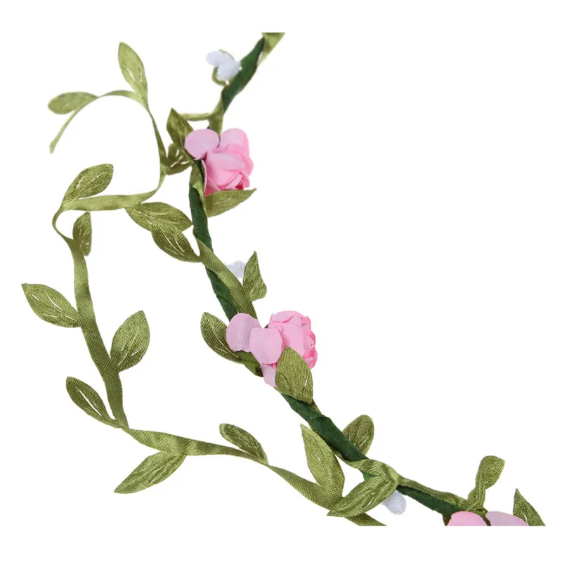 Женская Цветочная Гирлянда в стиле бохо для праздника свадьбы повязка на голову