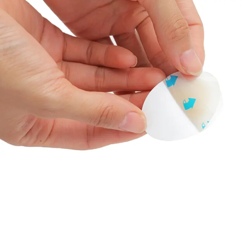 

4 Pcs Heel Anti-wearing Heel Sticker Adhesive Hydrocolloid Gel Blister Plaster Pedicure Patch Silicone Gel Soft Heel Sticker