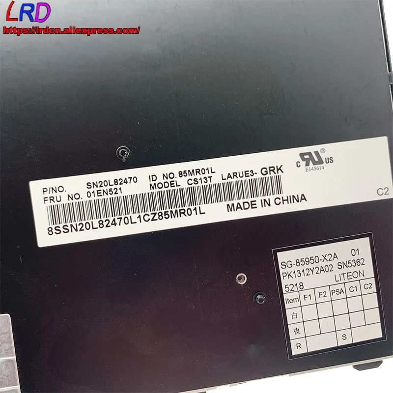 Греческая Клавиатура для ноутбука Thinkpad L470 L440 L450 L460 T440 T440S T431S T440P T450 T450S T460 01EN521 01EN481 |