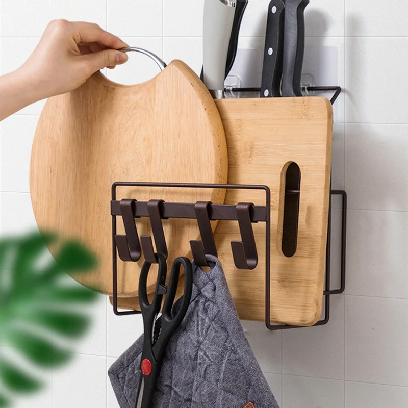 Горячая-разделочная доска органайзер держатель блок ножей настенные крючки для