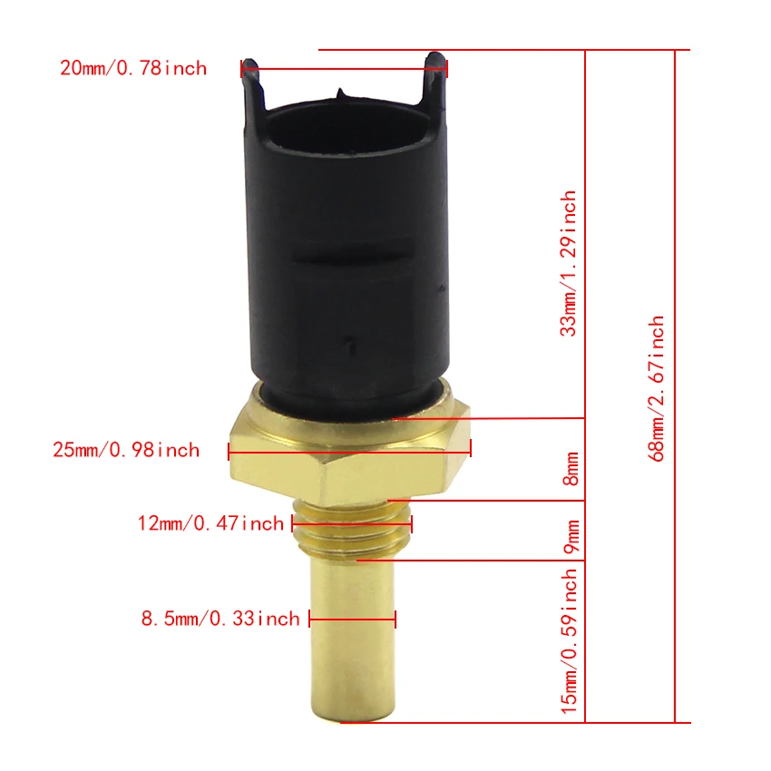 

Motorcycle Temperature Sensor For BMW F650CS F650GS Dakar G650 Xchallenge Xcountry Xmoto C1 Z8 E52 Z3 Alpina V8 E52 13621703993