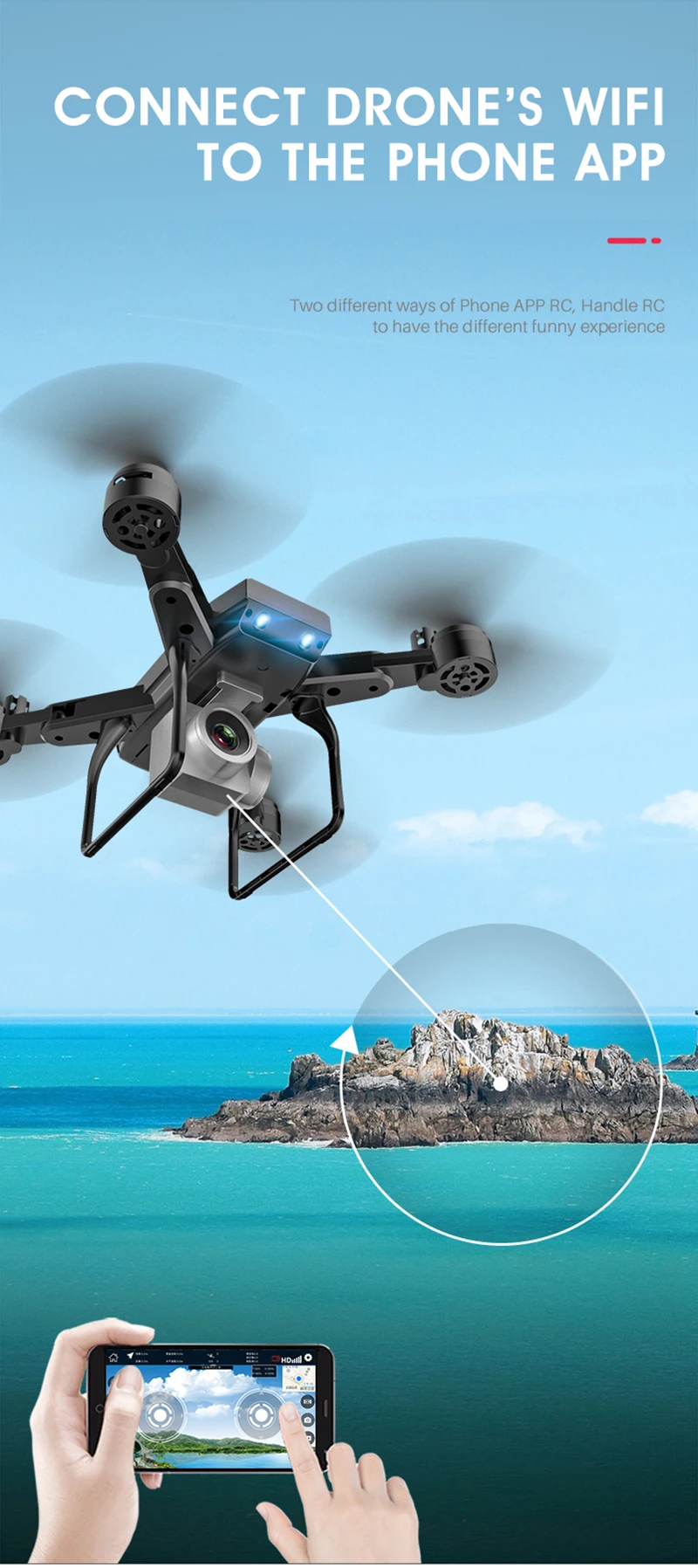 RC Квадрокоптер KY606D Дрон 4K HD камера wifi FPV высота холдинг складной селфи дроны Профессиональный 20 мин Время полета