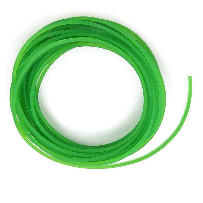 M10M высокопроизводительный полиуретановый круглый пояс зеленого цвета с грубой