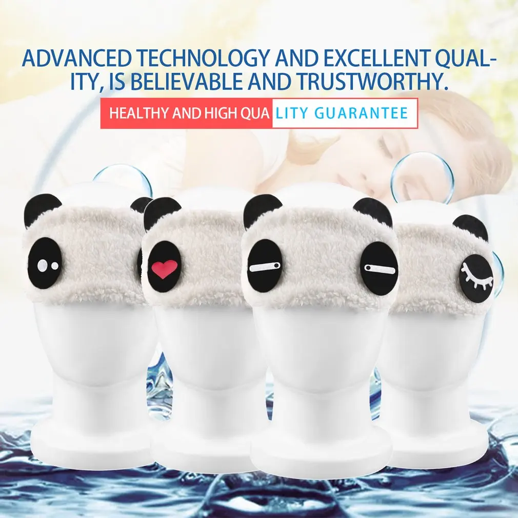 Милая дизайнерская плюшевая маска для глаз в виде панды путешествий мягкая