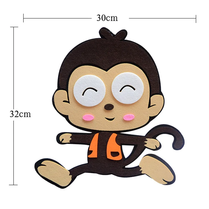 DIY ремесло войлочные принадлежности настенные наклейки для спальни Декор