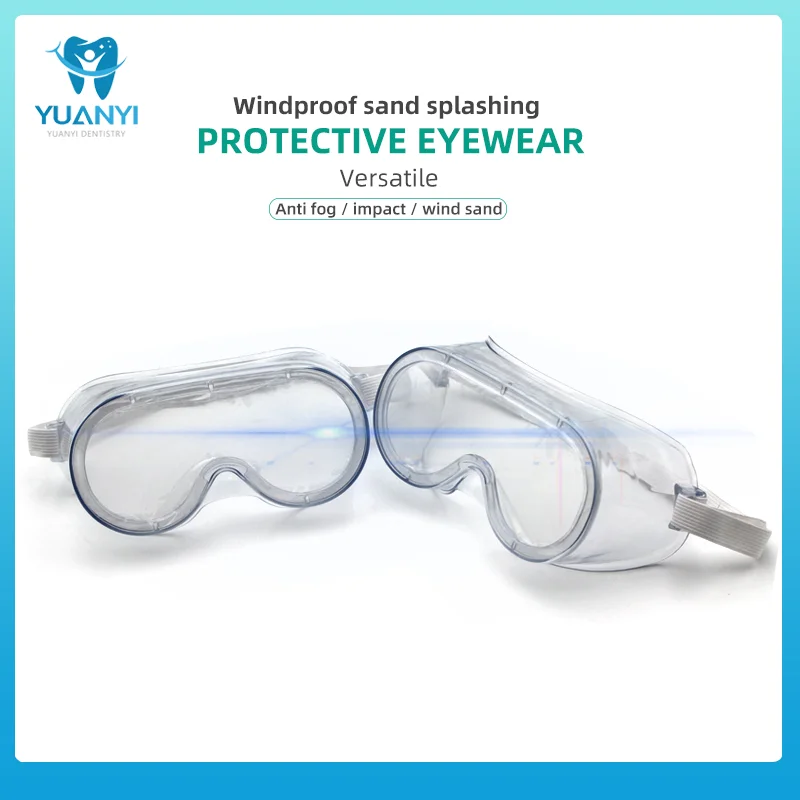 

Dental Safety Protective Goggles Fog Dust Proof Transparent Lens Glasses Eyes Protect Lens Dentsit Tool Eye Protection Glasses