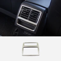 for vw volkswagen golf 8 mk8 2020 2021 car accessories lhd stainless silvery car back rear air condition outlet vent frame 1pcs