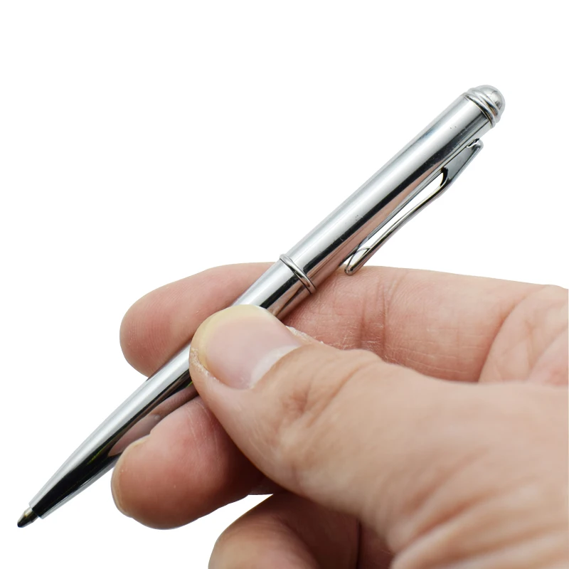 Mini Bolígrafo De Metal de tamaño bolsillo, pequeño, herramientas de escritura al óleo, papelería, suministros de oficina y escuela, regalo