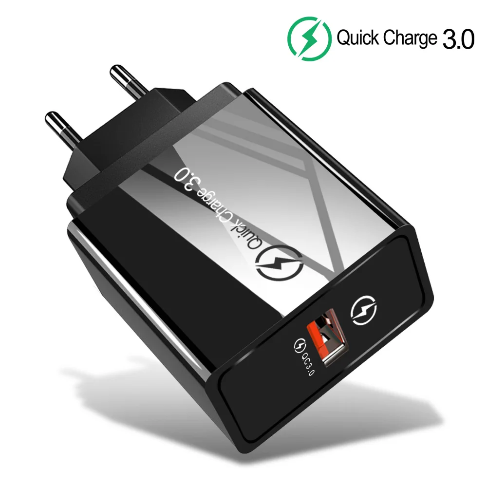 Rexxar USB Charger Quick Charge 3.0 Universal mobile phone charger Wall USB Charger US EU Adapter for iPhone Samsung Xiaom QC3.0