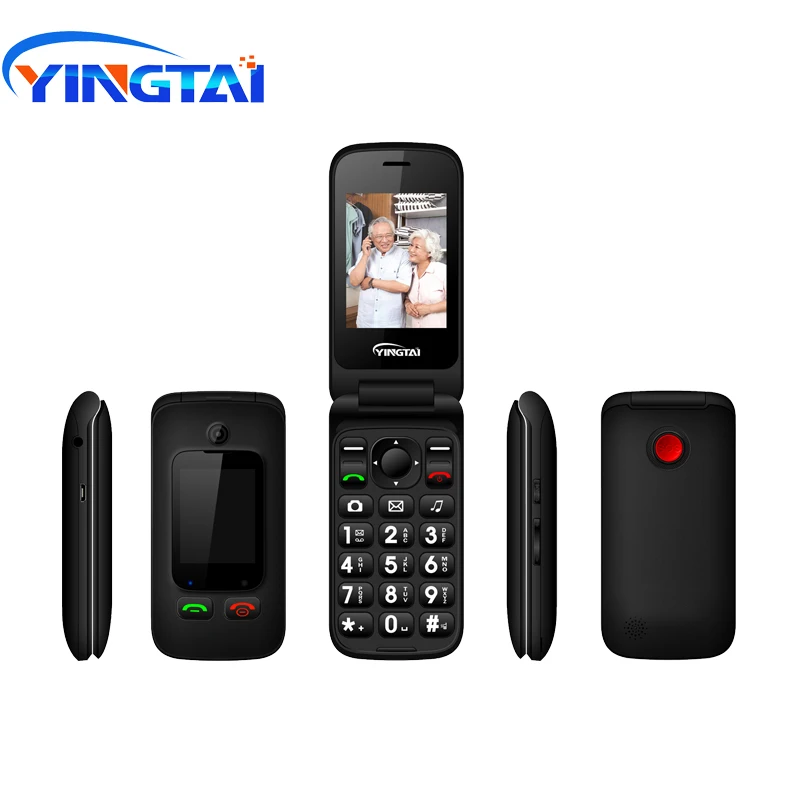 YINGTAI T22 мобильный телефон 3G MTK6276 GPRS MMS большая кнопка две SIM карты двойной экран