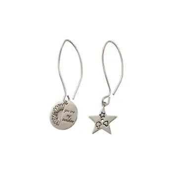 

New Asymmetric Star Earrings Women's Simple Temperament Versatile Earrings ES146