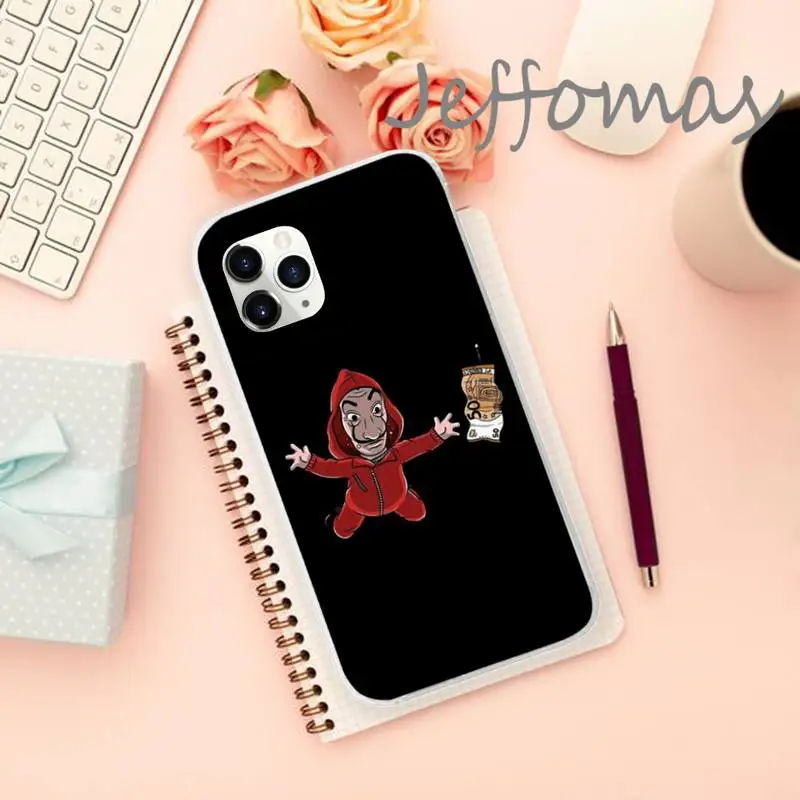 

la casa de papel TV Phone Case Transparent soft For iphone 5 5s 5c se 6 6s 7 8 11 12 plus mini x xs xr pro max