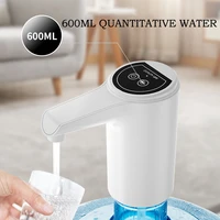electric automatic drinking fountain dispenser pump mini barreled drink dispenser bottle portable usb charging touch screen cs02