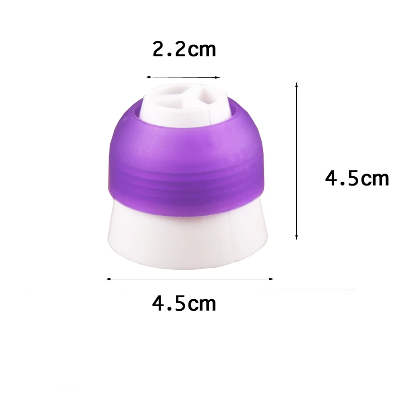 Русские наконечники сопла Одноцветный соединитель Сферический шар Кондитерские