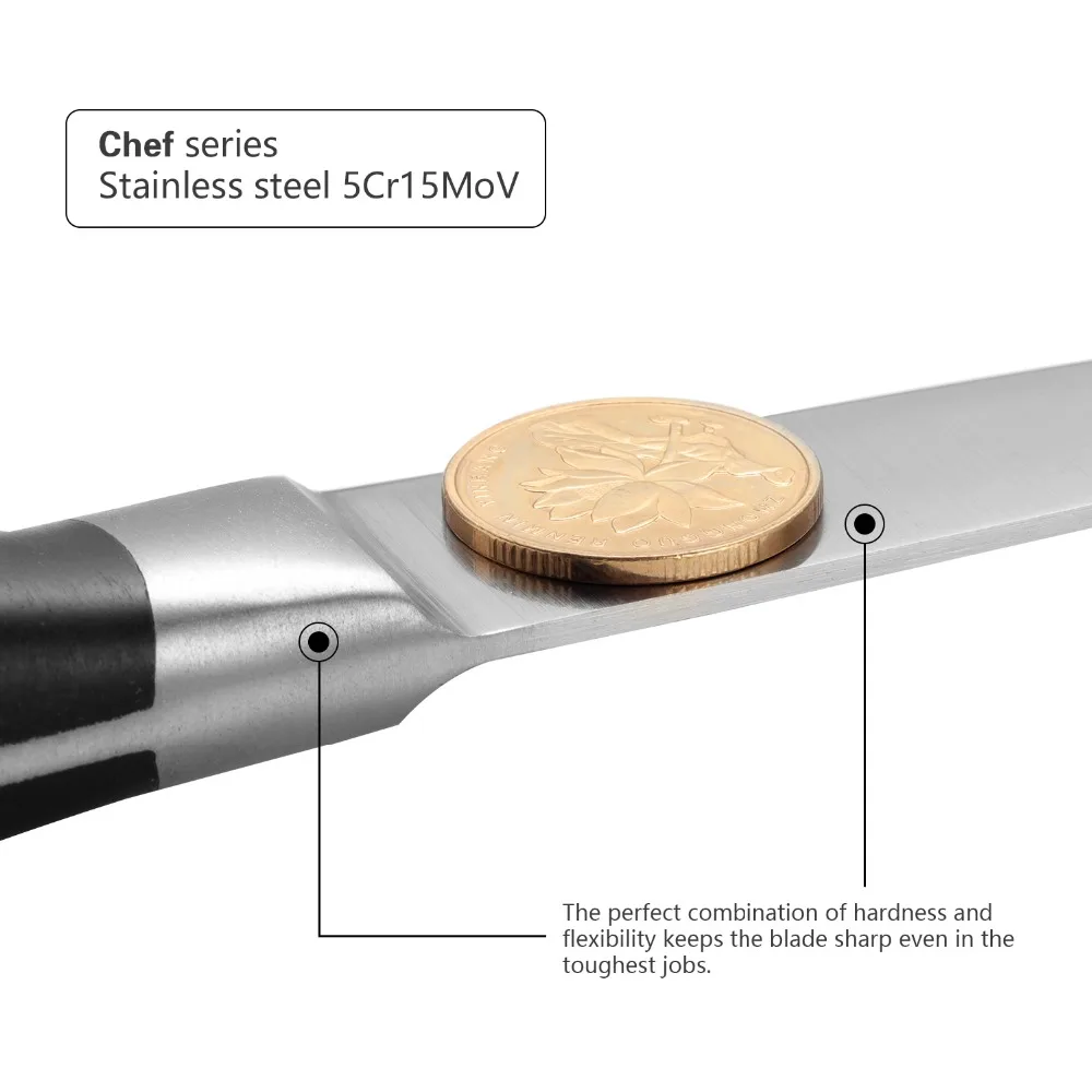 FISSMAN 3 5 дюймовый нож для очистки овощей толщина лезвия 2 0 мм лазерное лезвие