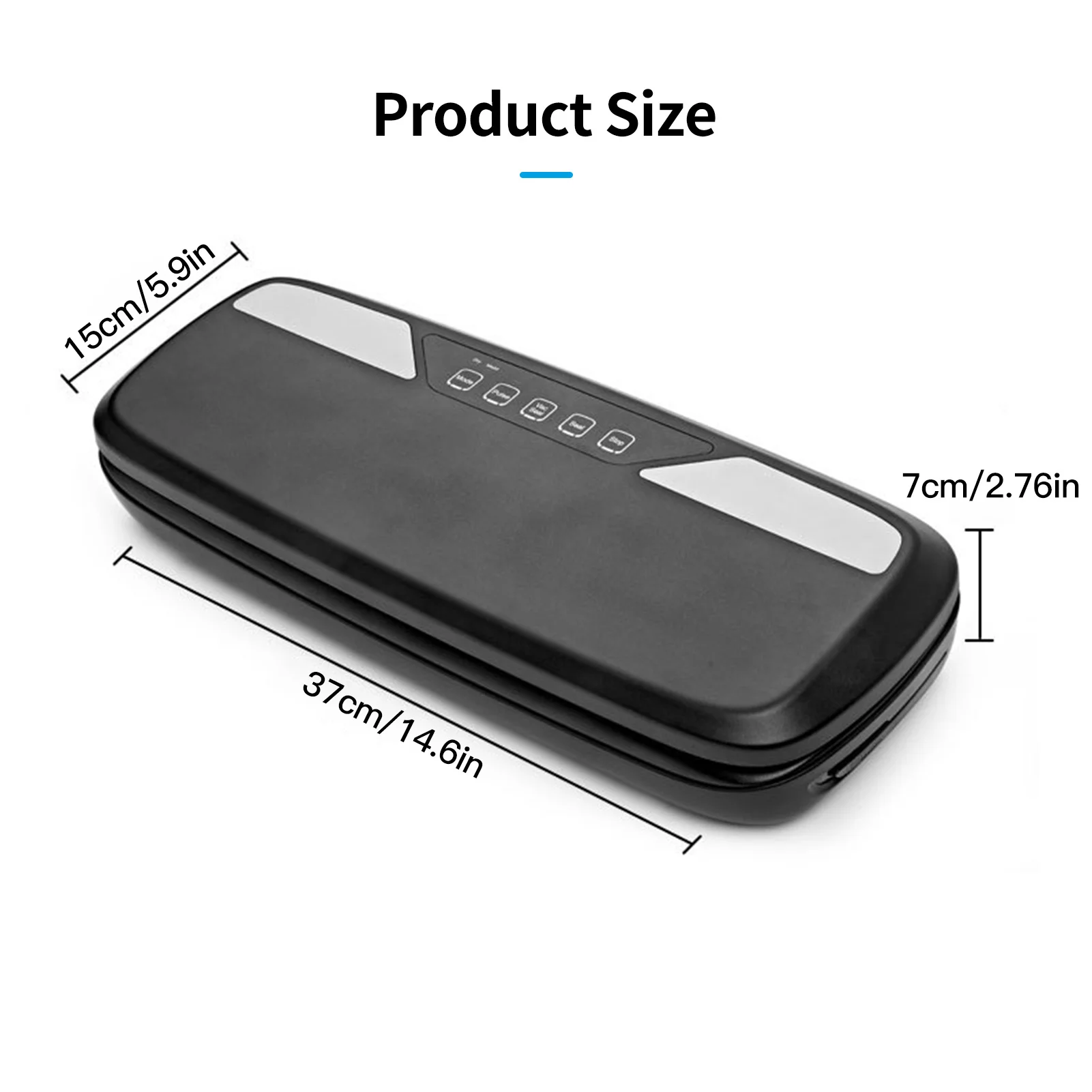

Automatic vacuum sealer machine For dry and wet food Keep on with Led Indicator Lights Strong suction Vacuum Sealer bags
