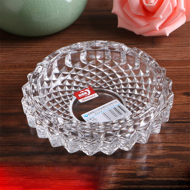 Круглая птичья гнездо стеклянная пепельница Офисная подарок для бойфренда