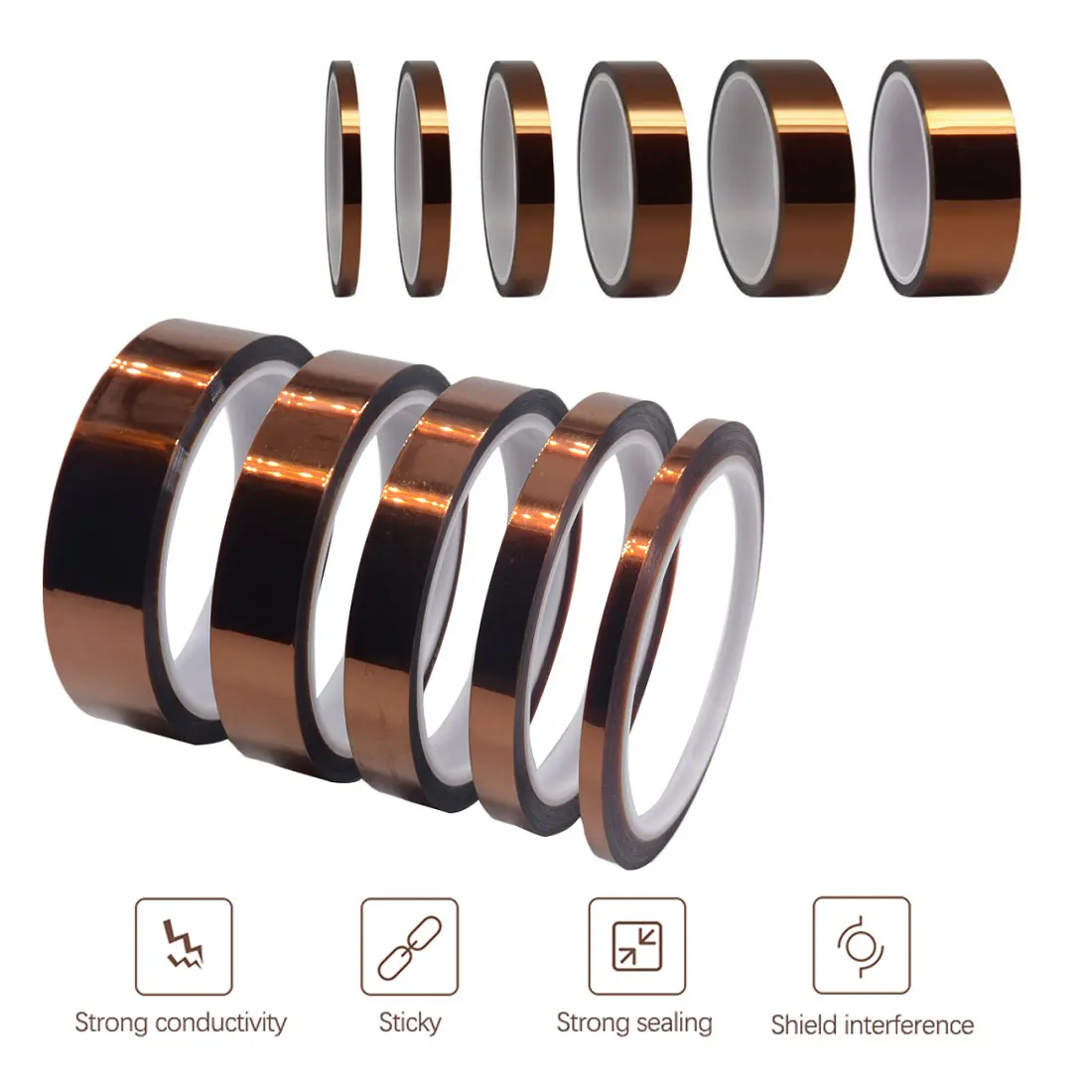 

1PC professional100ft Heat Resistant High Temperature High insulation electronics industry welding Polyimide Tape