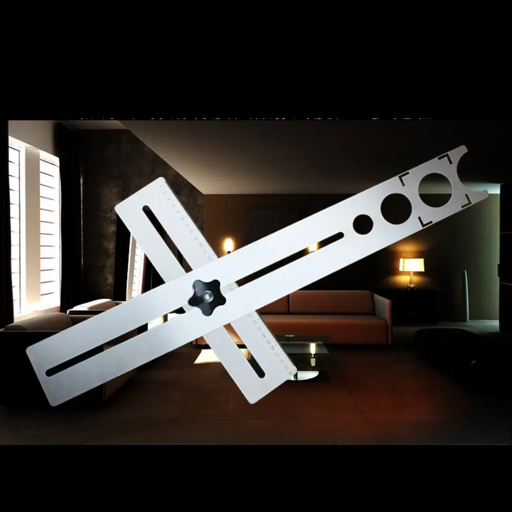 

Universal Tile Marble Glass Ceramic Floor Drilling Hole Tools Hole Opener Locator Adjustable Position Ruler Puncher Locator