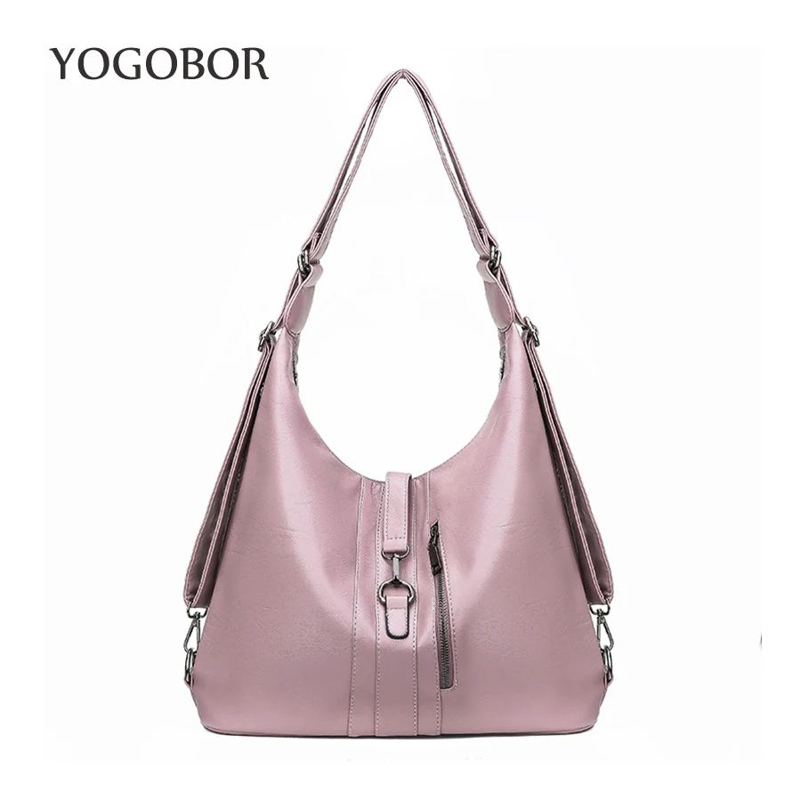 Сумка-хобо Женская на плечо винтажный вместительный саквояж