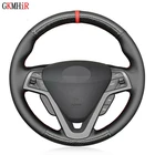 Противоскользящая черная натуральная кожа, фотосессия из углеродного волокна для Hyundai Veloster 2012 2013 2014 2015 2016 2017