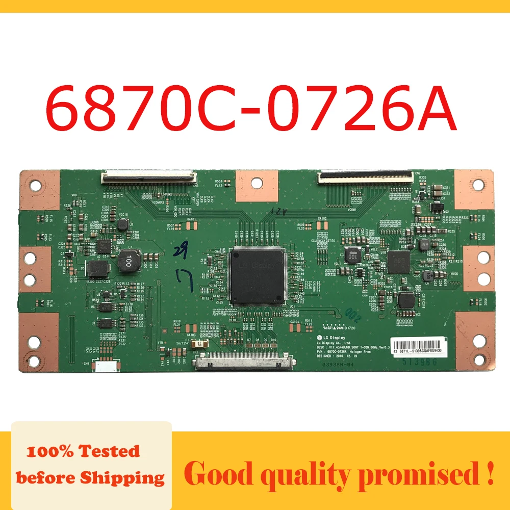 6870C 0726A V17_4349UHD_SONY_T CON_60HZ T con плата tcom placa tv lg t 0726A|Печатные платы| |