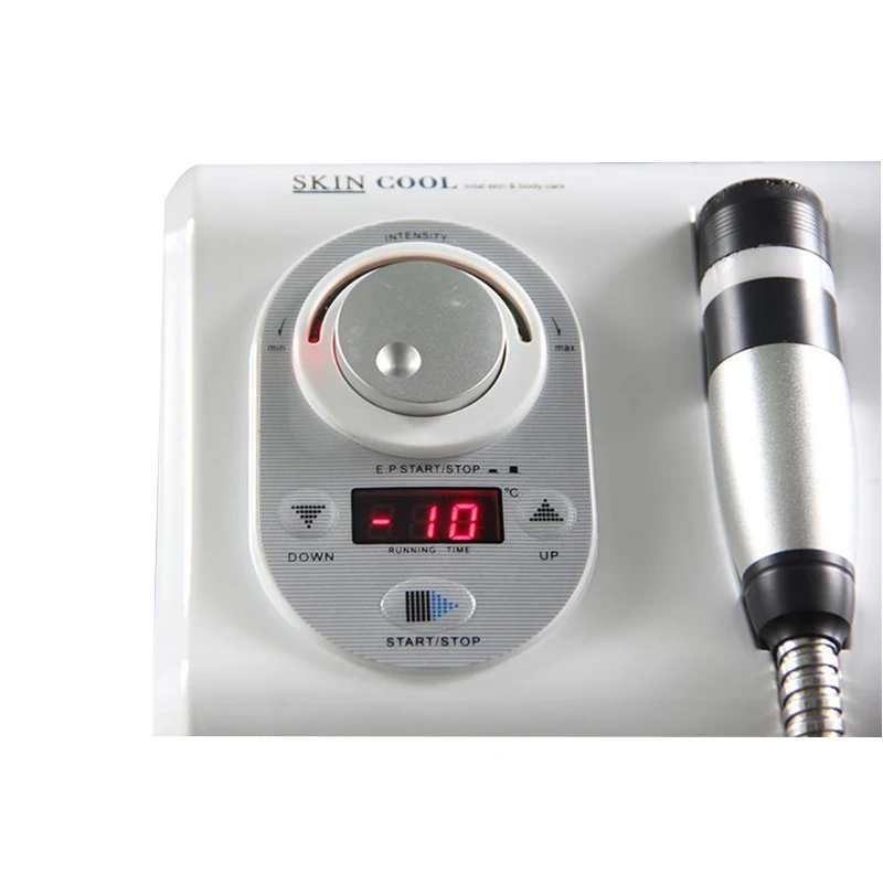 

2018 portable professional cold and warm electroporation equipment needle-free frozen facial beauty therapy RF beauty equipment