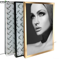 metal picture frame with canvas print painting black white figure poster wood diy frame abstract wall art decor singer prints