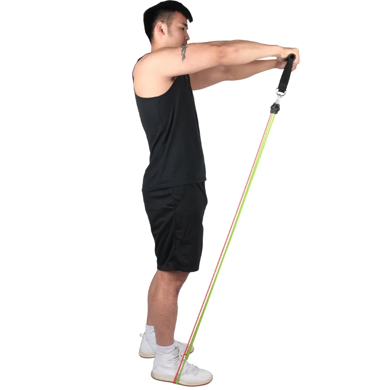 

Resistance Bands Set Exercise Bands with Door Anchor Legs Ankle Straps for Resistance Training Physical Therapy Home Workouts