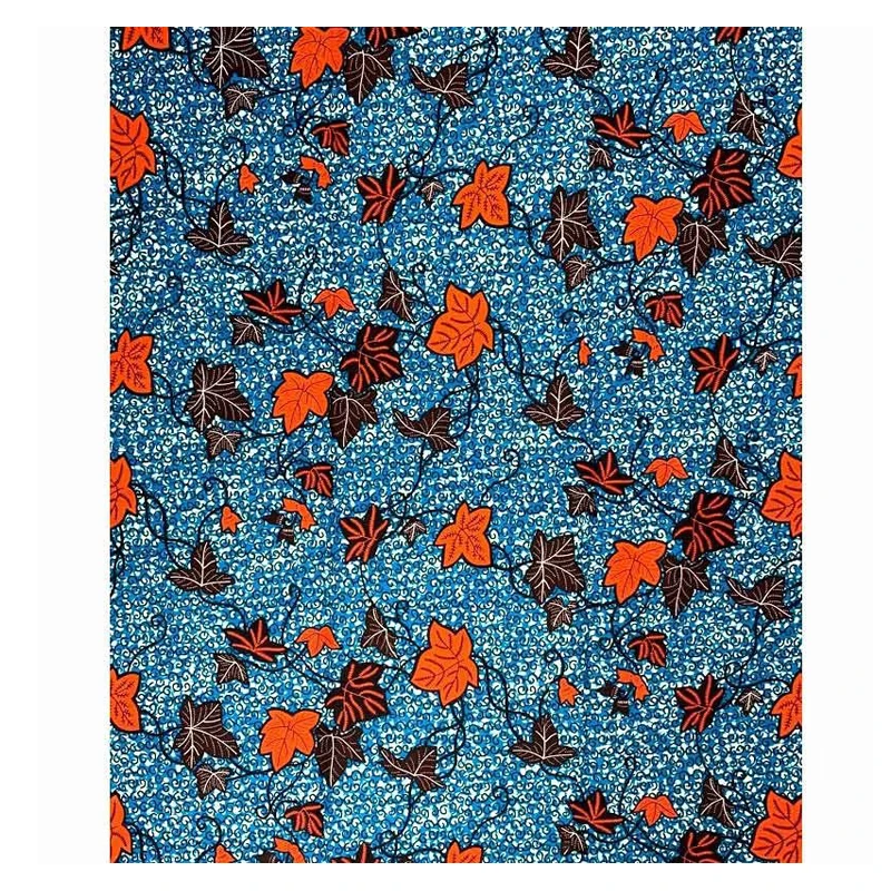 

African Fabric For Sewing Ankara Veritable Wax Printed 100%Cotton Real Nigerian Style Breathable Dress Fabrics Materials VL 558