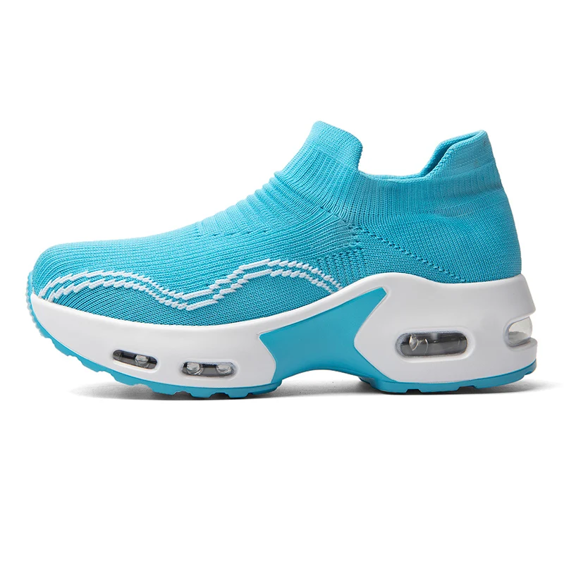 

Women Sneakers Fashion Breathable Mesh Casual Shoes Platform Sneakers Socks Shoes Slip-On Sneakers Walking Running Shoes Women