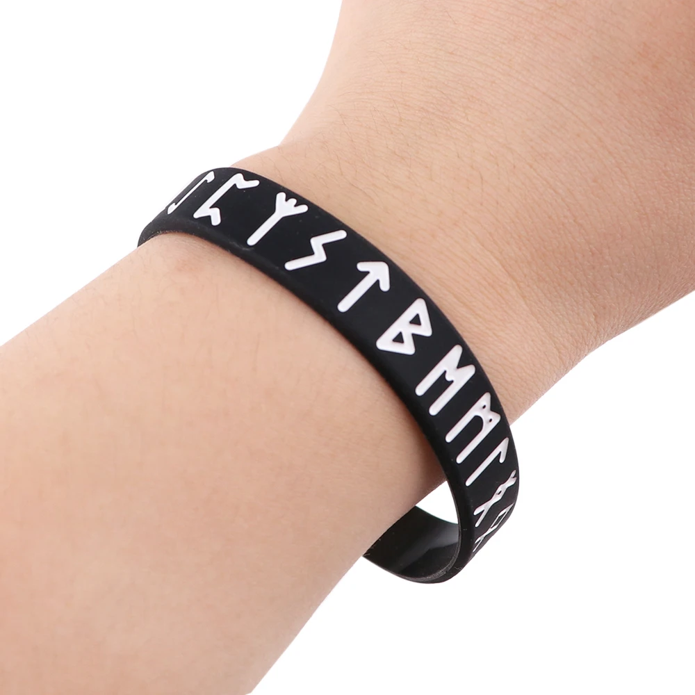 

PF1257 Viking Personalized Women Men Bracelets on Hand Bangles With Designer Charms Amulet Jewelry Accessories Silicone