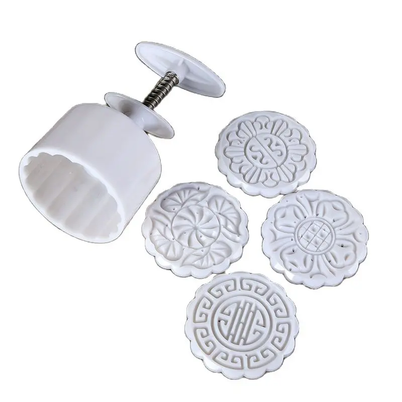 5 шт. штампы круглый цветок луна форма для торта выпечки лунный торт ручной