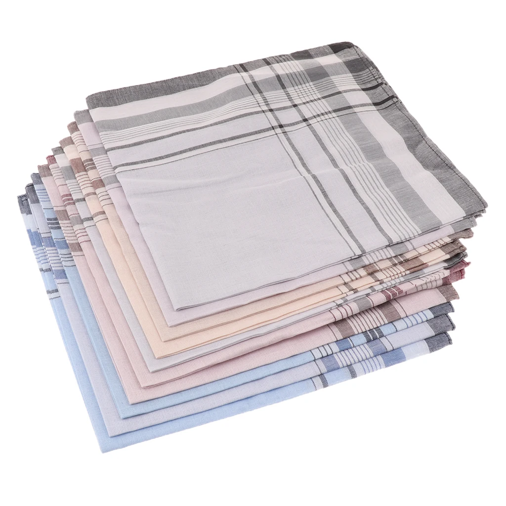 

38cm Pattern Square Hankies Cotton soft comfortable handkerchiefs Man