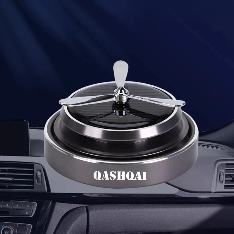 

For NISSAN QASHQAI J10 J11 Car Aromatherapy Air Freshener Solar Rotation Auto Solid Perfume Aromatherapy Diffuser Car Interior