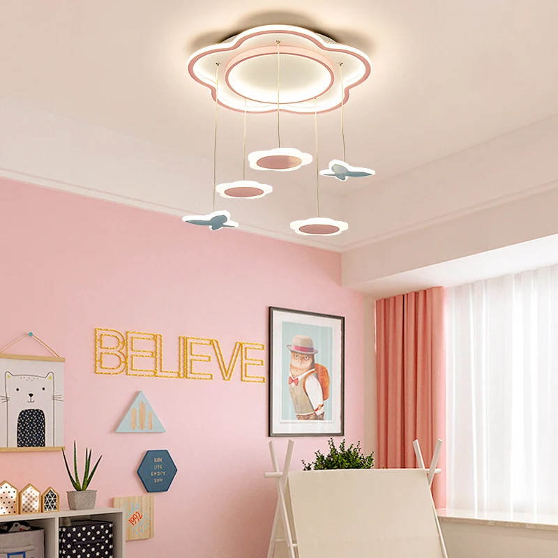 

Простой современный потолочный светильник, лампа для спальни, креативное индивидуальное Облачное освещение для мальчиков и девочек, потол...