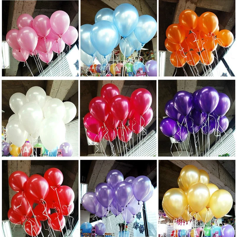 

20/30/50Pcs 20/30/50Pcs 10 Inch Thicken Colorful Latex Balloon Wedding Birthday Party Atmosphere Decoration Holiday Supplies
