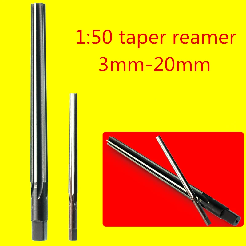 

Free Delivery Precision Milling 1:50 Taper Shank Hand Reamer 3/4/5/6/8/10/12/14/16/18/20mm